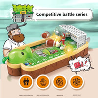 Plants vs Zombies Competitive Battle Series Children's Table Football Game Character Ornaments Interactive Game For Kid Boy Gift - Bear Hugs