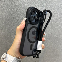 Fold Glass Lens Transparent Case (For iPhones)