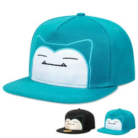 Snorlax Face Hip Hop Hat