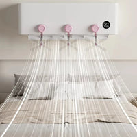 Air Conditioner Rechargeable Handheld Fan Cute Design Portable and Multi-Scenarios and Suitable Hanging Machine Wind Shield - Bear Hugs