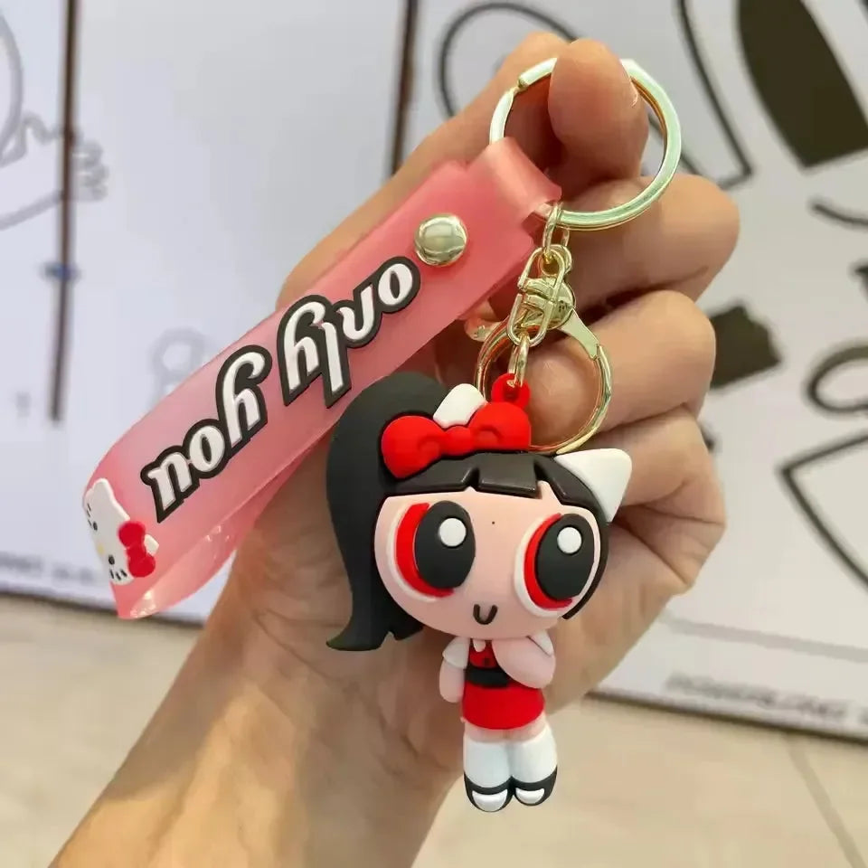 Sanliou Powerpuff Pocket Protectors Keychain