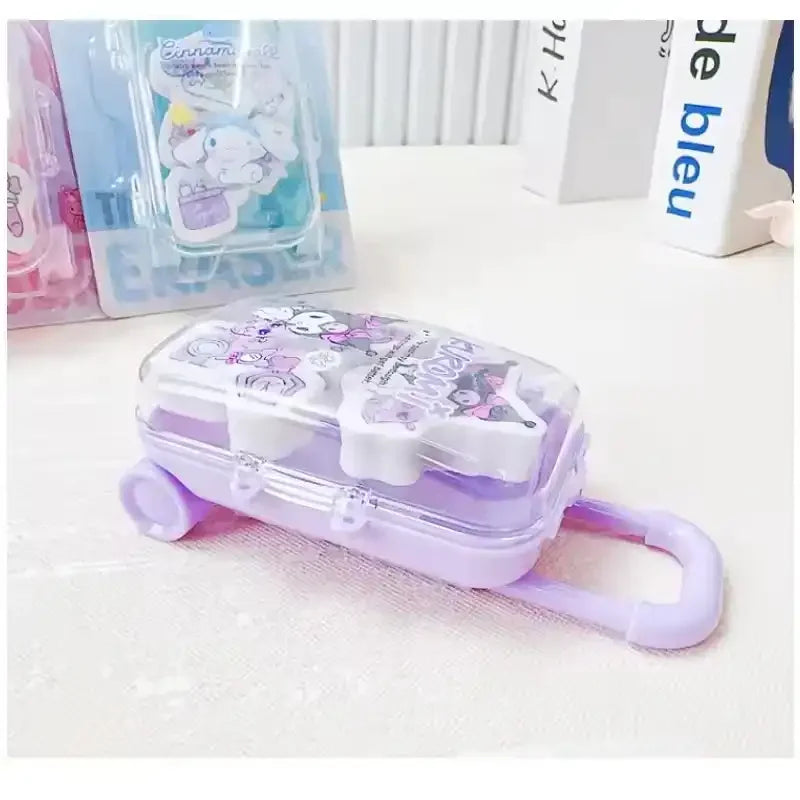 Sanliou Travel Suitcase Eraser Set