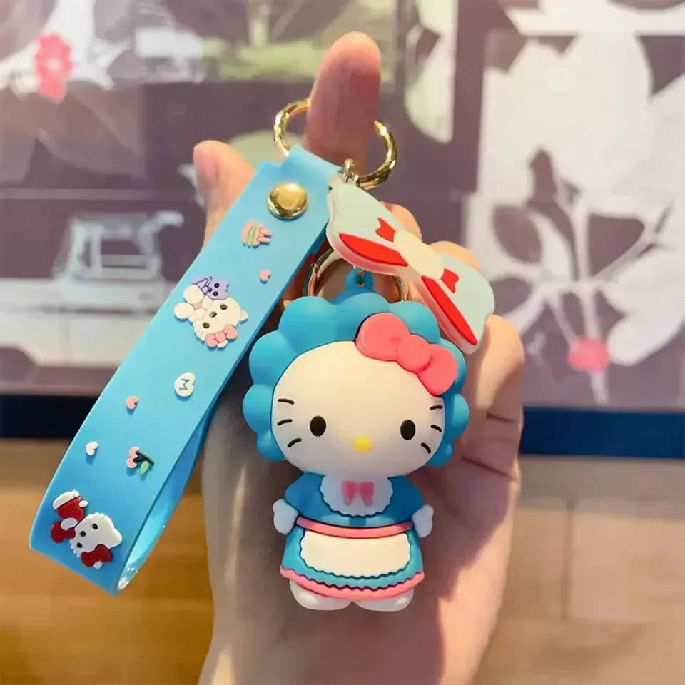 Dressed-Up Darling Hello Kitty Keychain