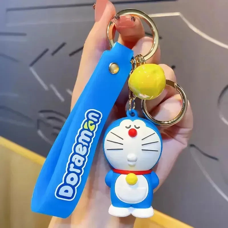 Dreamy Duo Doraemon Delights Keychain
