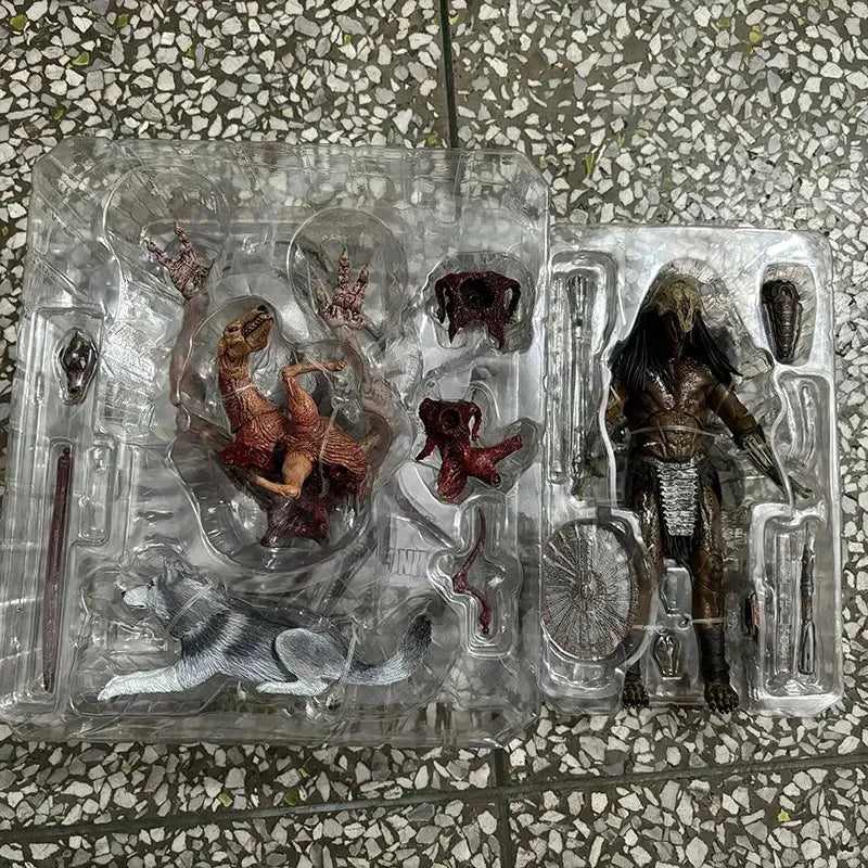 NECA Feral Predator Action Figure and Ultimate Dog From Thing