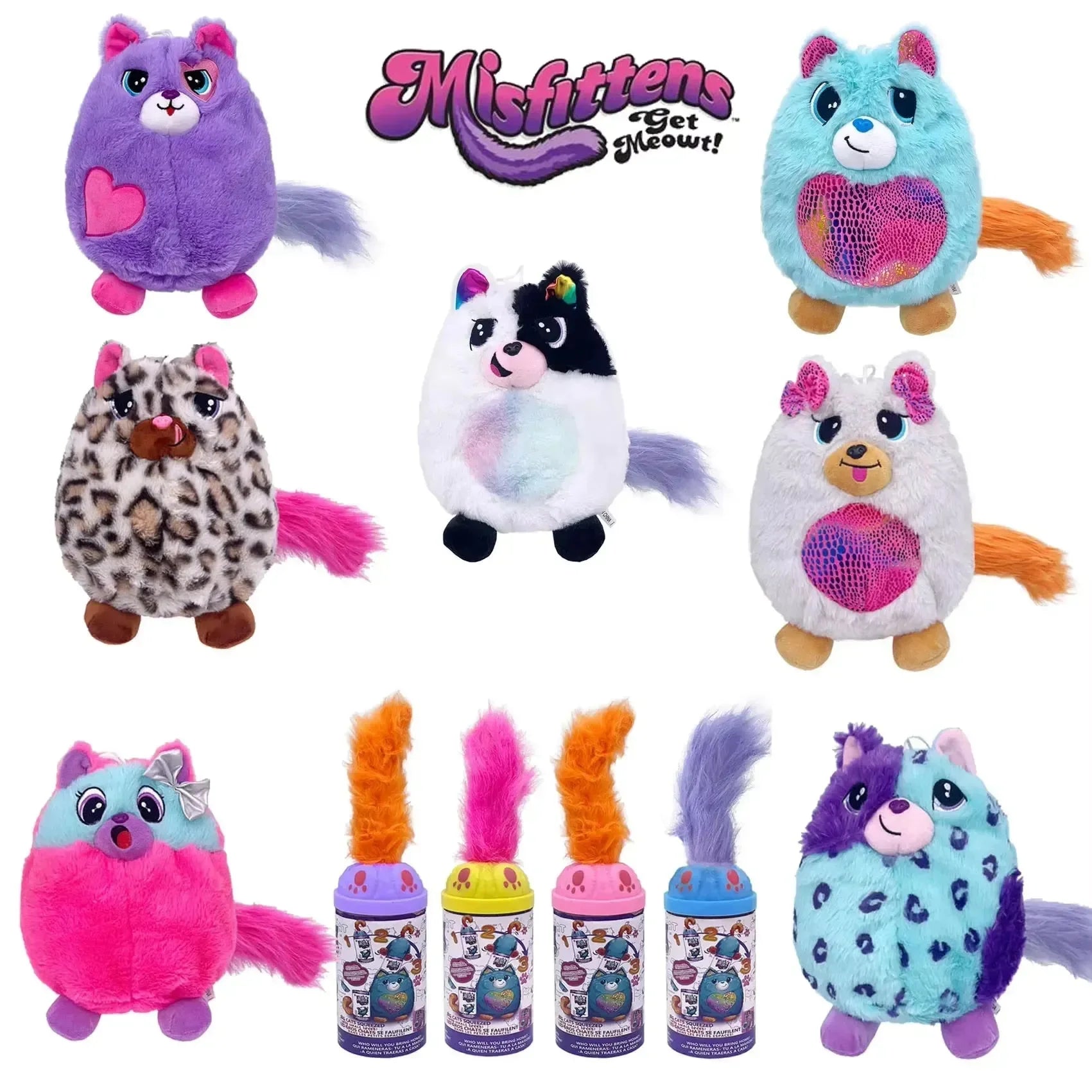 Misfittens Get Meowt Cat Surprise Plush Toy