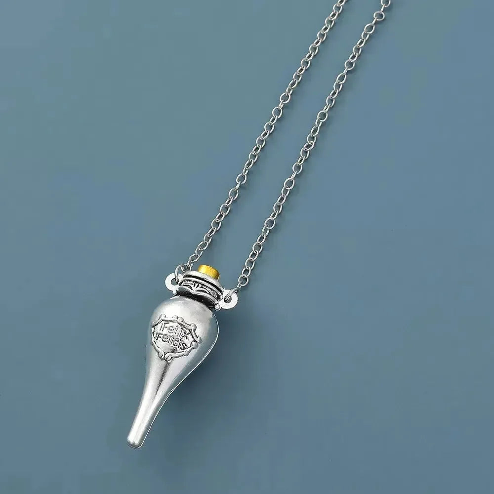 Felix Felicis Vintage Bottle Pendant