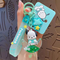 Sanliou Moonbeam Buddies Glitter Keychain