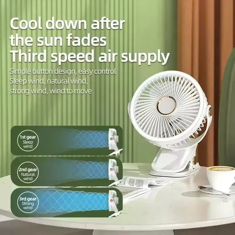 Breeze Buddy Clip-on Fan