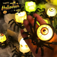 Spooky Spider Candle Night Lamp