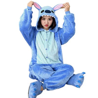Kigurumi Stitch Cartoon Pajamas Onesies For Adults Women Men Animal Pyjamas Jumpsuits Christmas Halloween Cosplay Party Costumes - Bear Hugs