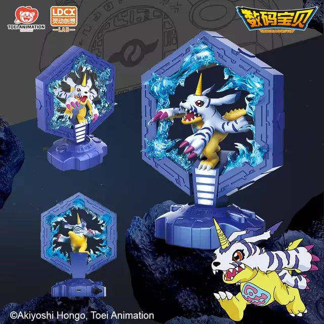 Digimon Derivatives Agumon Gabumon Glowing Figurine (18 cm)