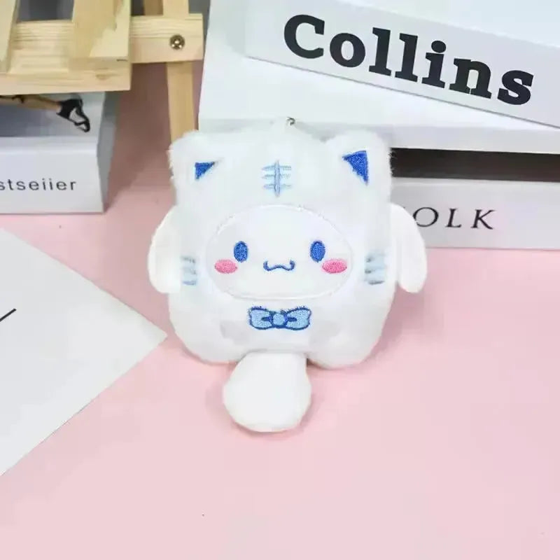 Sanrio Character Cat Cosplay Plush Keychain