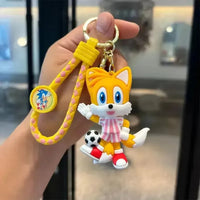 Super Sonic Football Star Keychain