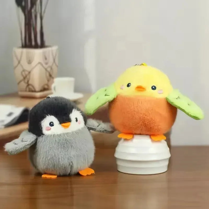 Feathered Friends Bird Plush Keychain