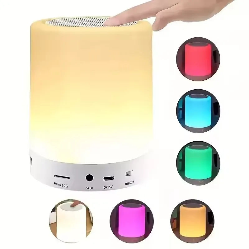 AuraWave Touch Control Bluetooth Speaker Lamp