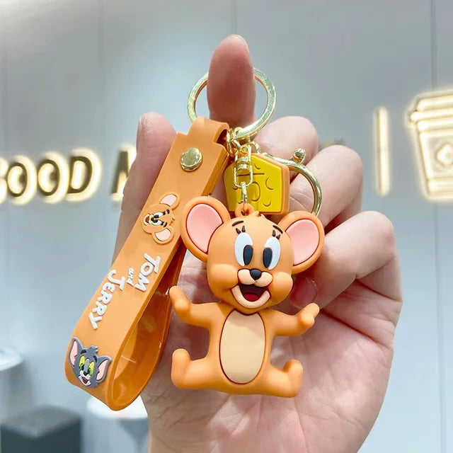 Tom & Jerry Silicon Keychain