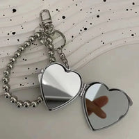 Heartfelt Reflection Mirror Keychain