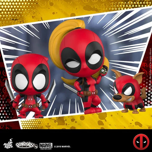 Deadpool vs Wolverine COSBI BobbleHead Figures