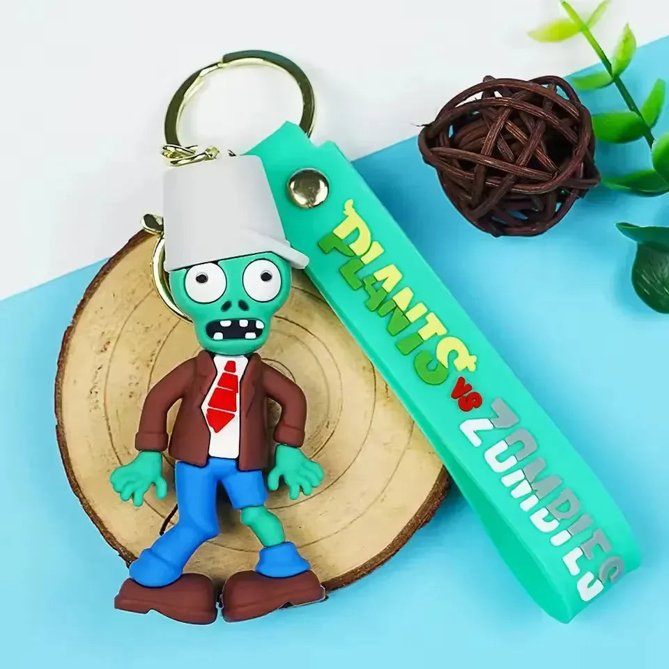 Quirky Plants vs Zombies 3D Keychain