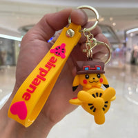 Sky-High Friends Cartoon Keychain