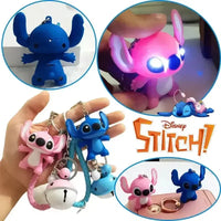 Luminous Love Notes Stitch Keychain