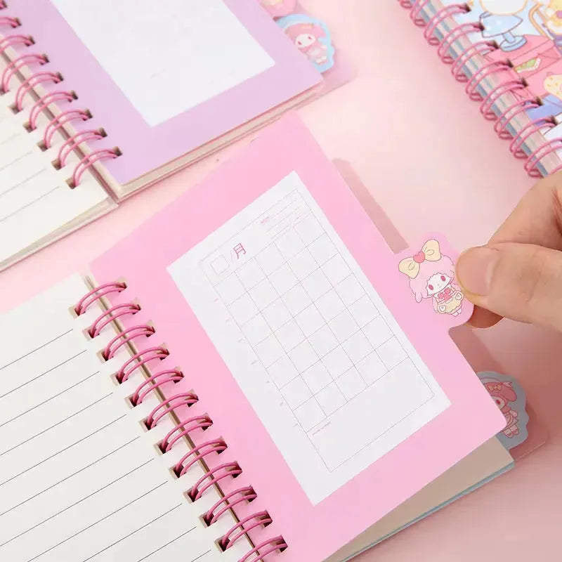 Sanrio Coiled Kawaii Notebook