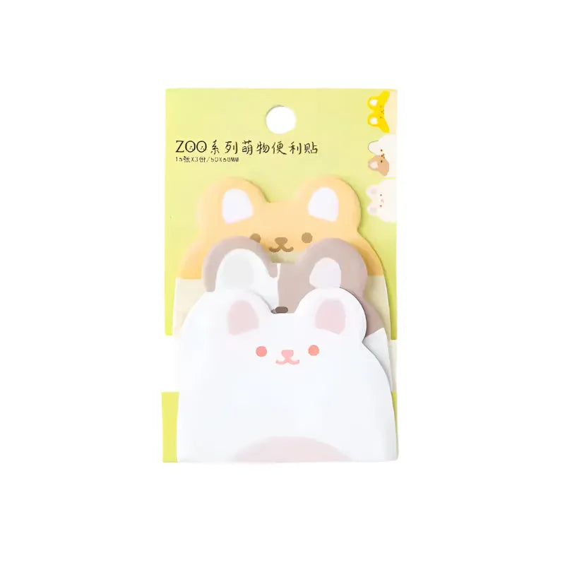 Cartoon Animal Sticky Notes