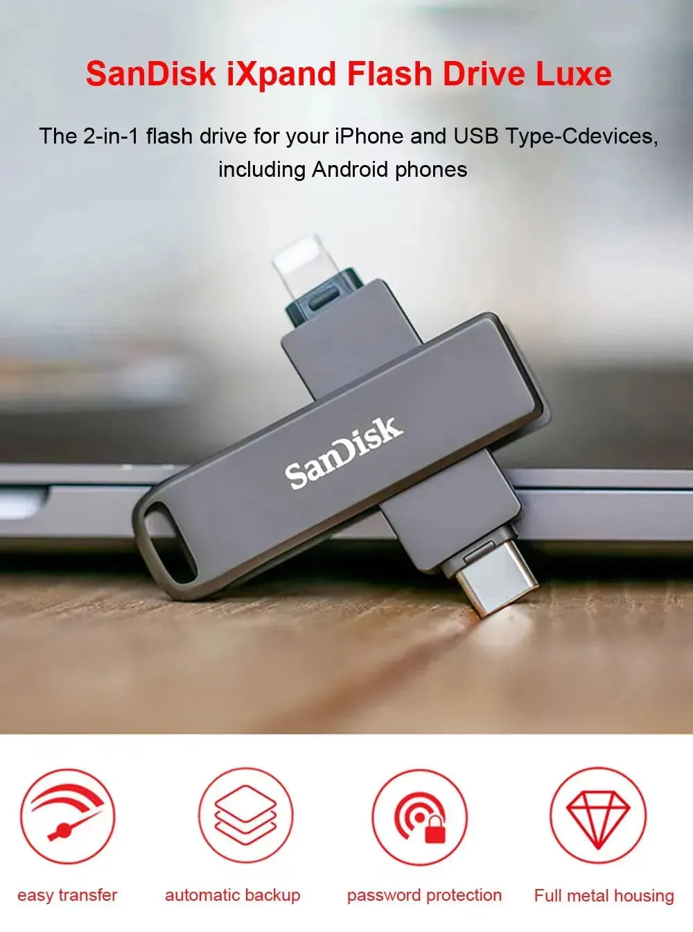 SanDisk iXpand iPhone Flash Drive