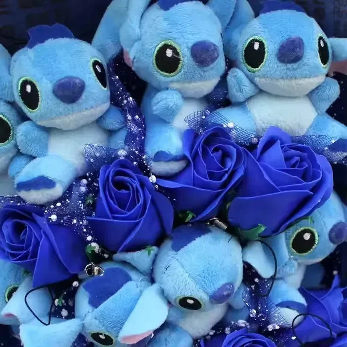 Cosmic Alien Blue Plush Bouquet