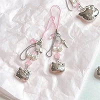 Hello Kitty Cascade Beaded Phone Charm