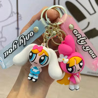 Sanliou Powerpuff Pocket Protectors Keychain