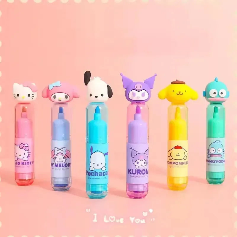 Sanliou Trio Dual-Tip Highlighter Set (Set of 3)