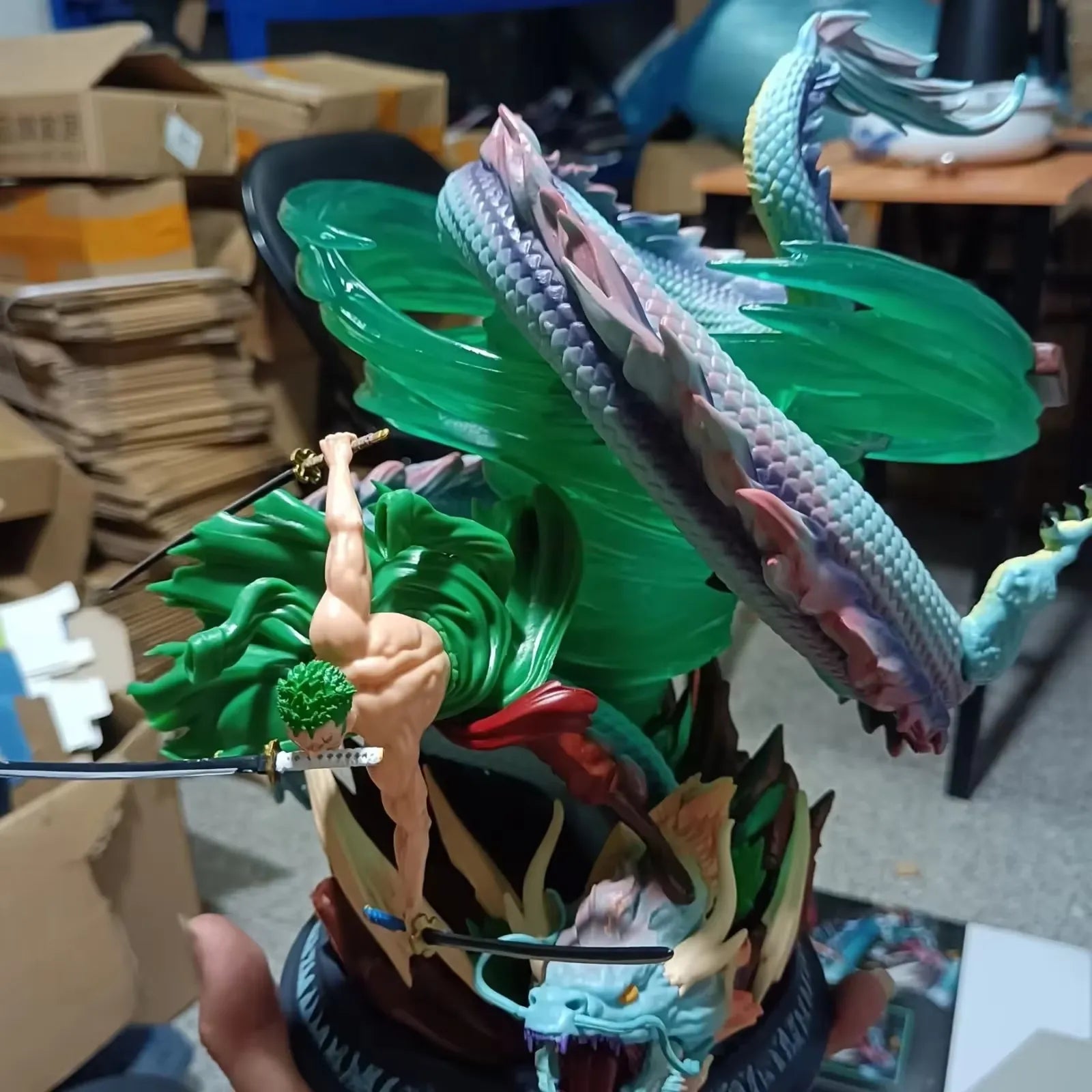 One Piece Roronoa Zoro Tornado Asura Action Figure (27.5 cm)