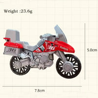 Rev Up Motorcycle Metal Keychain