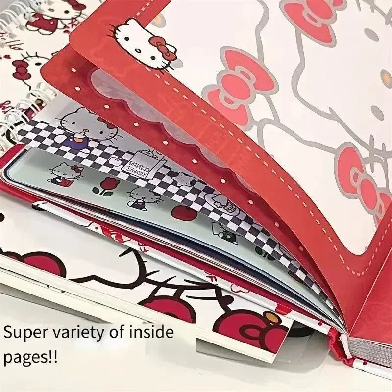 Hello Doodle Kitty A5 Hardcover Notebook
