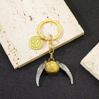 Winged Wonder Golden Snitch Keychain
