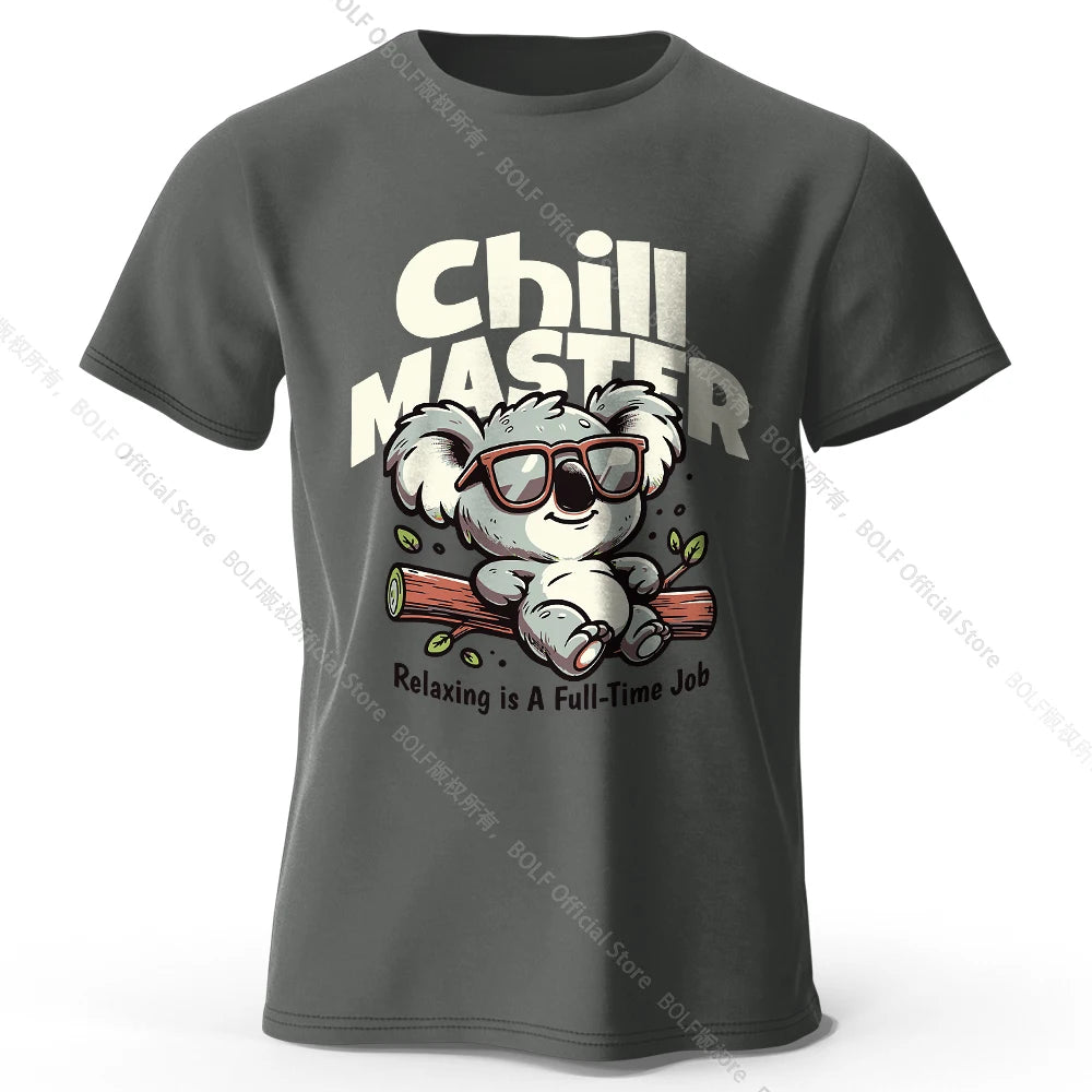 Chill Master Koala Funny T-shirt - Bear Hugs
