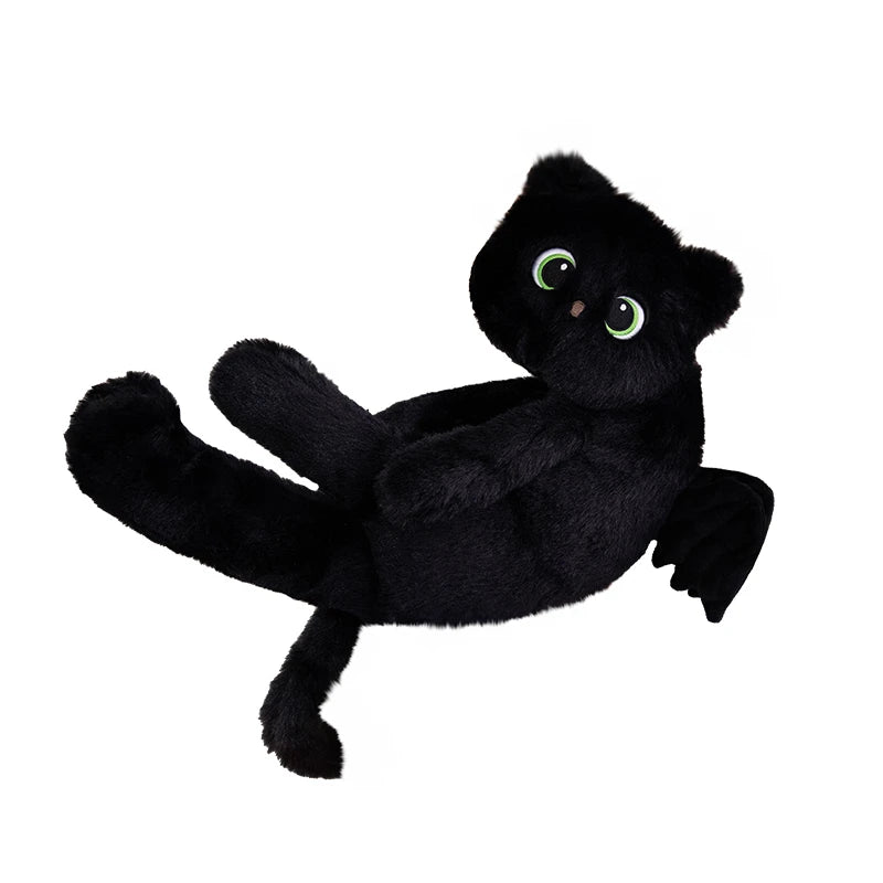 40/70/100CM Cartoon Black Cat with Wings Pillow Special-Shaped Cats Evil Kitten Dolls Sleeping Cushion Halloween Gift - Bear Hugs