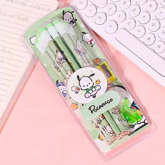 Sanrio Kuromi & Friends Pencil Set (12 Pcs)