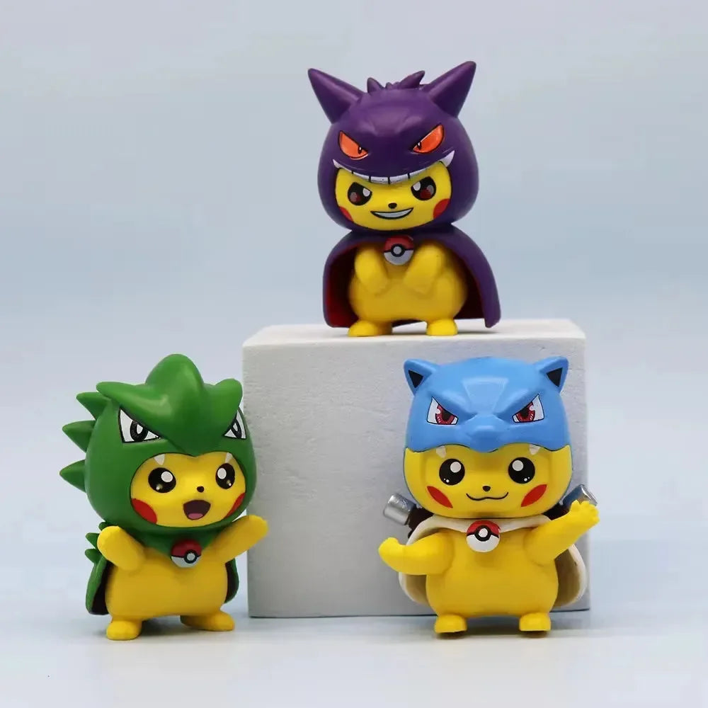 Pikachu Cosplay Pokimoen Figurines (Set of 6)