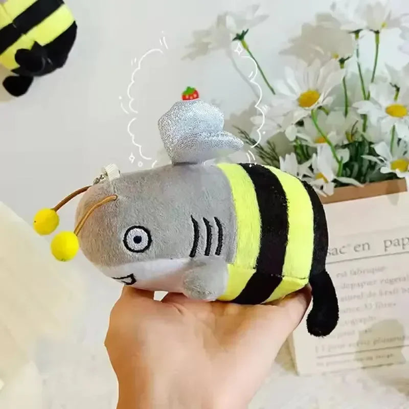 Porte-clés en peluche Buzzing Shark Buddy 