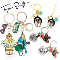 Porte-clés en alliage J'aime Taylor Swift 