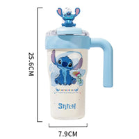 Stitch Cosmic Alien Straw Thermos Cup (800 ml)