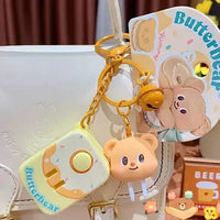 Butterbear Charger Dock Keychain