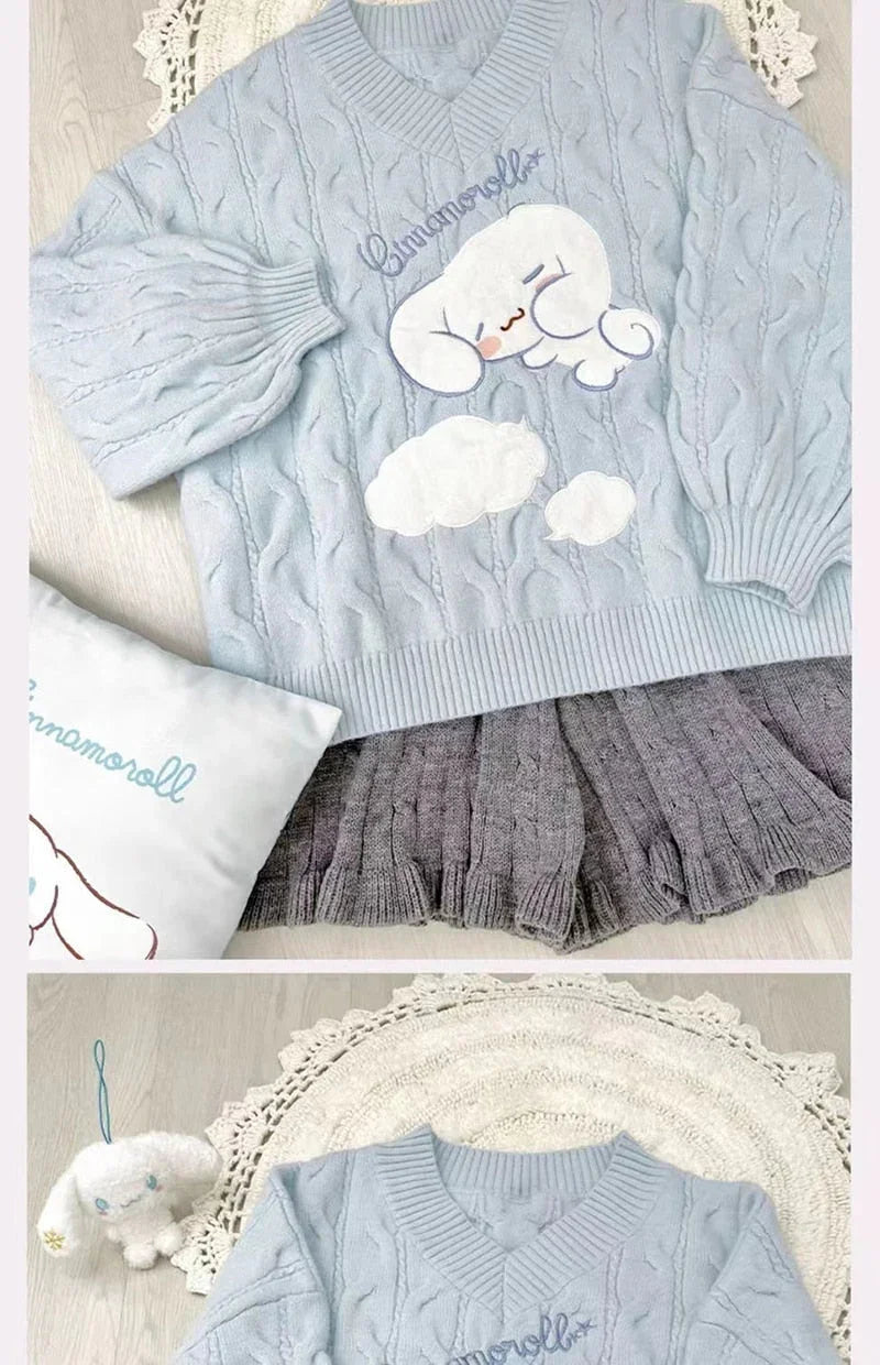 Sleepy Puppy Knit Sweater - Bear Hugs