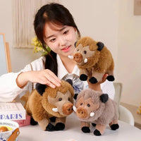 Fluffy Wild Boar Plushie Soft Toy - Bear Hugs