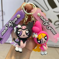Sanliou Powerpuff Pocket Protectors Keychain