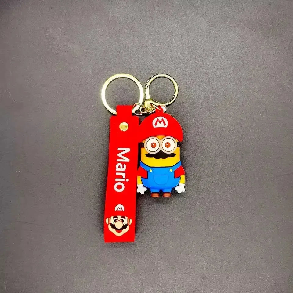 Mario & Minniun Mashup Keychain