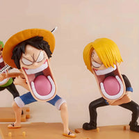 One Piece Hunger Triple Action Figure Set (15 cm)